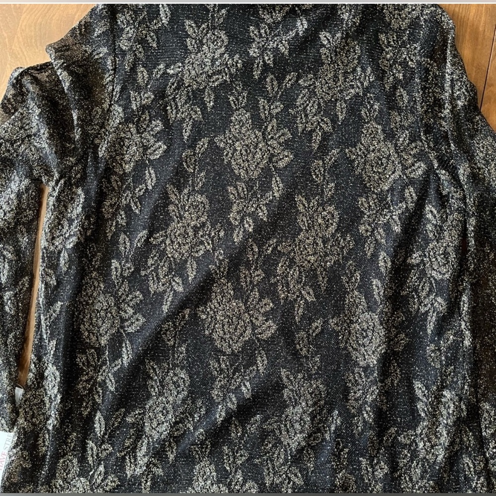 NWT White Stag Black Long Sleeve Blouse, Size XL - Picture 2 of 4